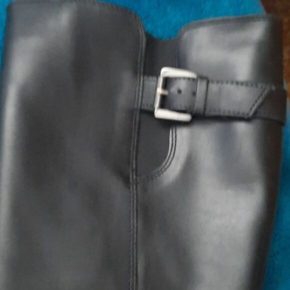 Santana Canada Palomino Black Zip Up Riding Boot Size 6 - Picture 12 of 16